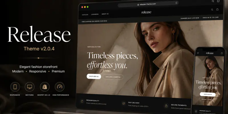 Release Shopify theme