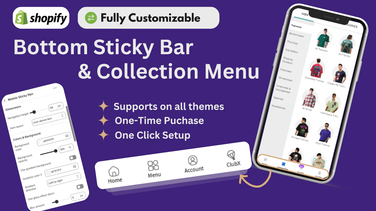 Upgrade Your Shopify Store with Sticky Bottom Navigation