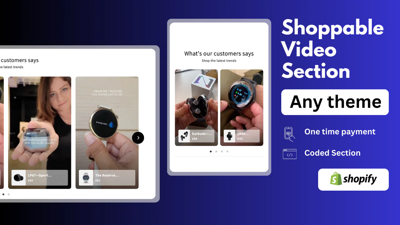 Add a Shoppable Video Section to Any Shopify Theme – No App Needed!